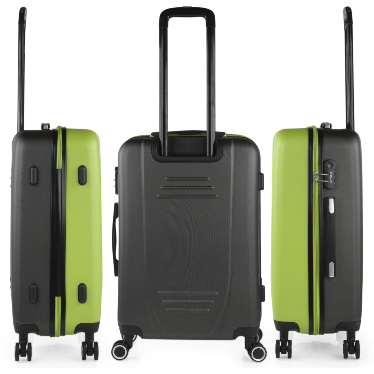 Maleta Itaca Tiber Set De 2 Unidades Pistacho-Antracita