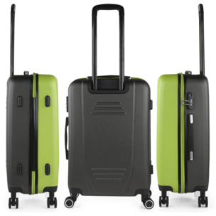 Maleta Itaca Tiber Set De 2 Unidades Pistacho-Antracita