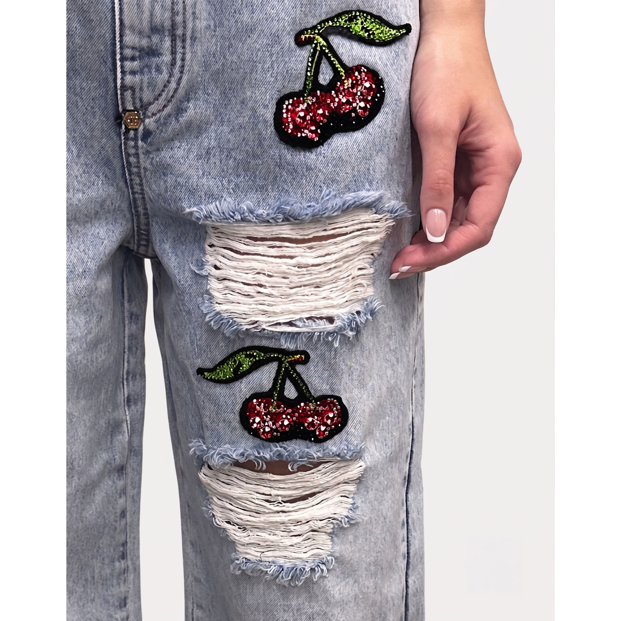 PHILIPP PLEIN Vaqueros de corte skater