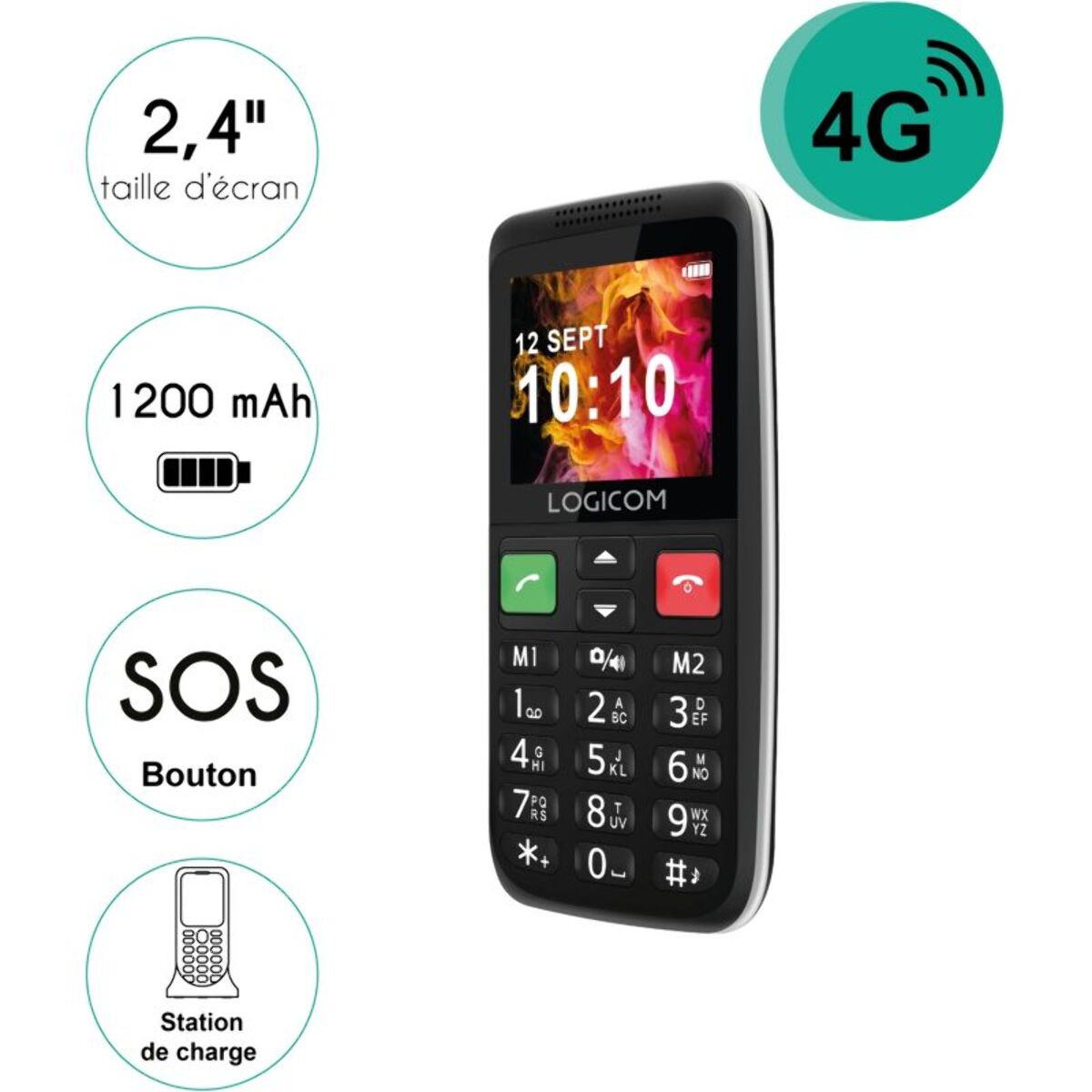 Téléphone portable LOGICOM Posh S80