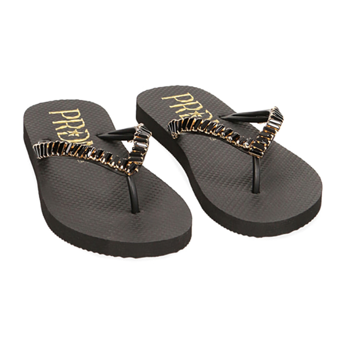 Chanclas de playa Negro