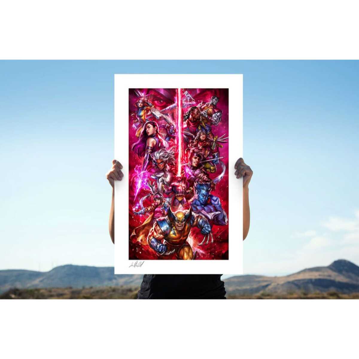 Marvel Art Print The X-Men Vs Magneto 46 X 71 Cm - Unframed Sideshow Collectibles