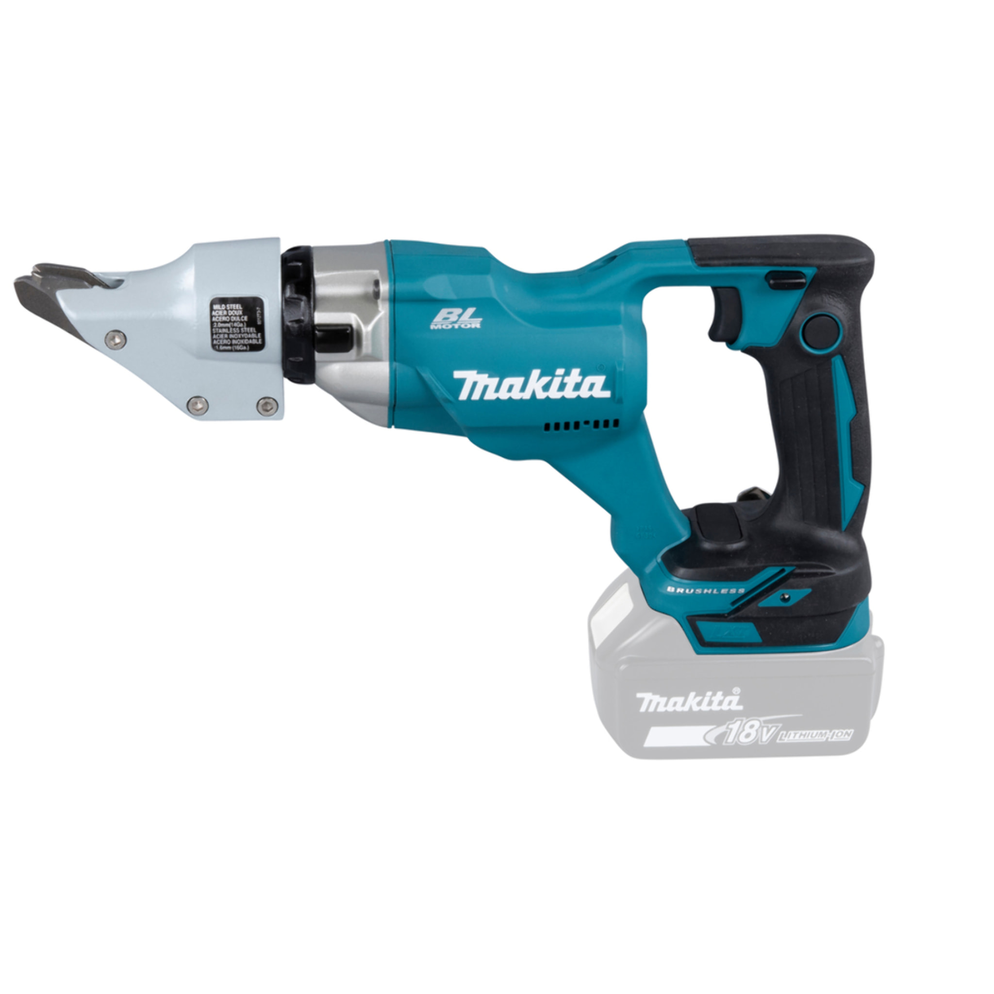 Cisaille 18V 2,0 mm - MAKITA - sans batterie, ni chargeur - DJS200Z