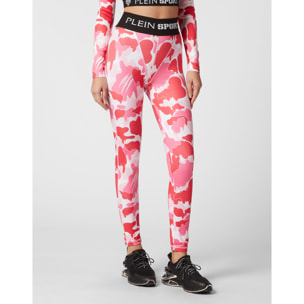 PLEIN SPORT Sport Leggings CAMOUFLAGE