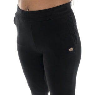 Pantaloni da donna in cotone non Felpeto dritti Leone Basic