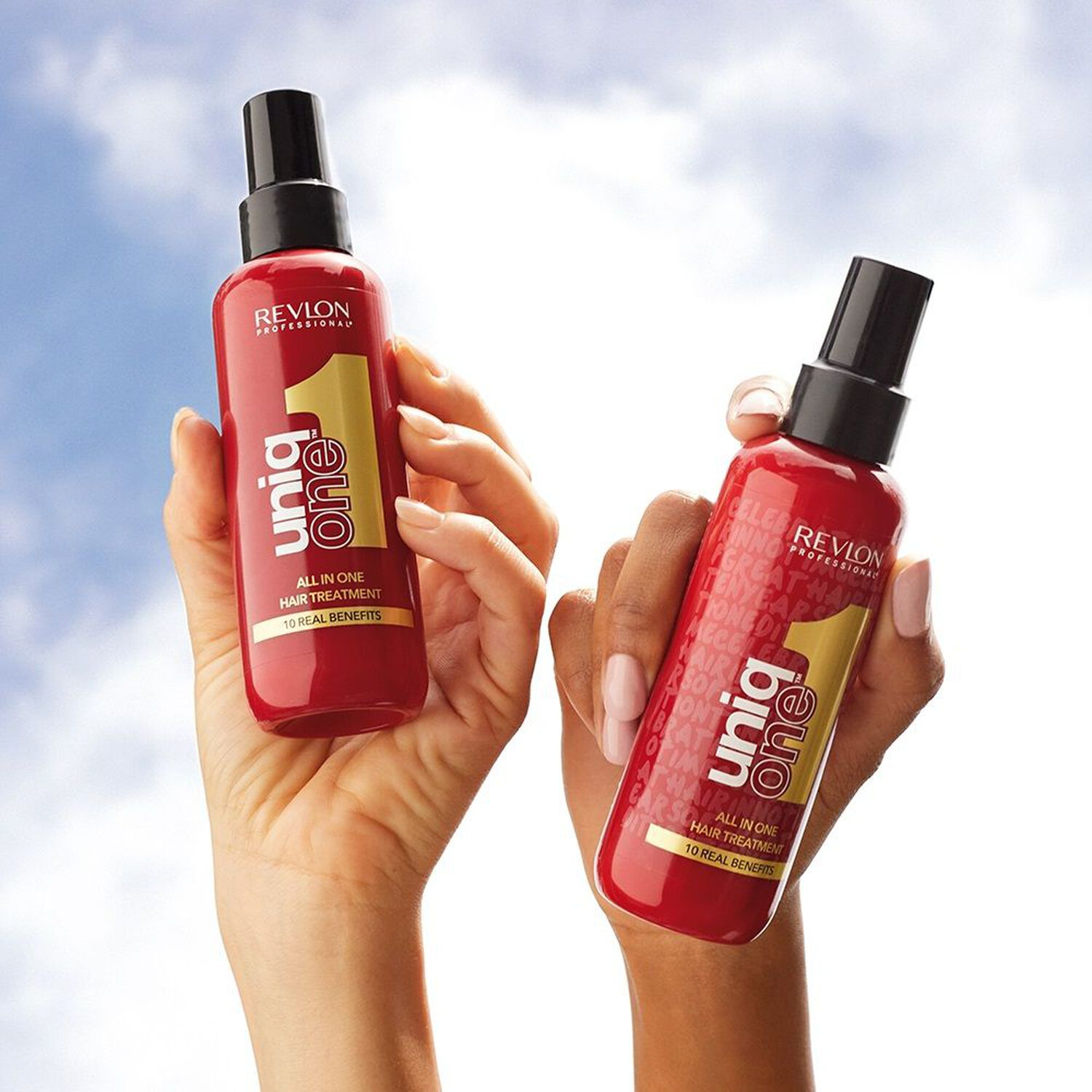 UNIQONE™ - Masque spray Sans Rinçage 10 Bienfaits Rouge Classique 150 ml