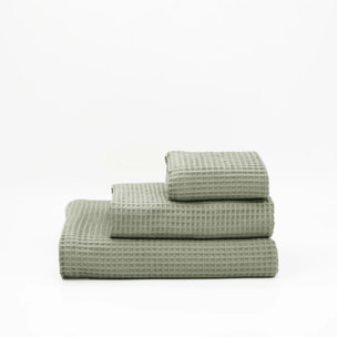 Serviettes Gaufrée 100 % coton Desert Sage