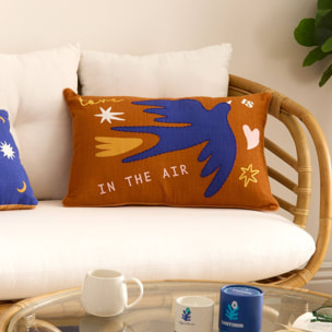 Coussin Libertad 58x38cm terracotta