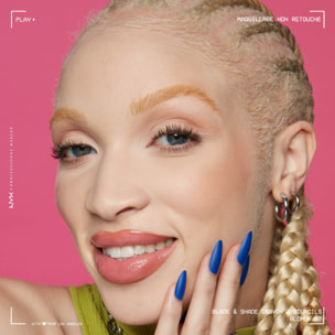 NYX Professional Makeup Blade & Shade, Crayon sourcils double embout, tenue jusqu'à 16h, Blonde