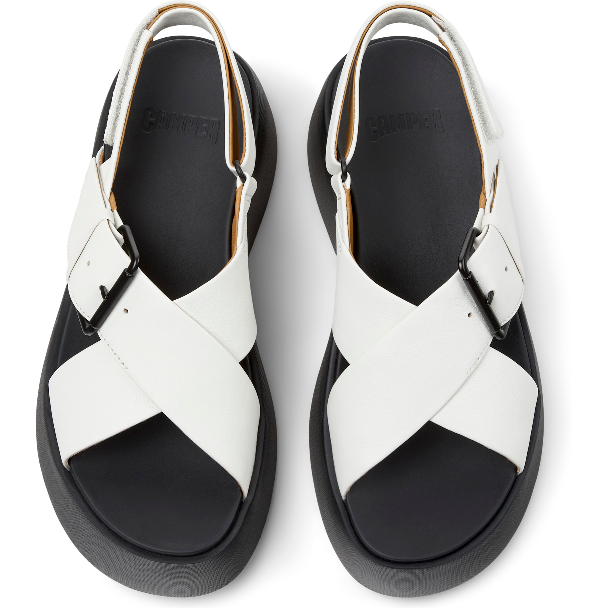 Sandalias - CAMPER Tasha - Blanco - Cuero liso
