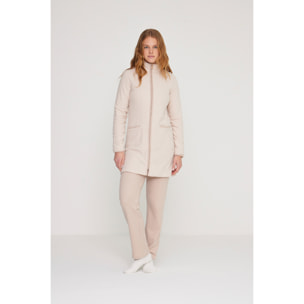 Vestaglia donna heart in punto milano con zip Noidinotte