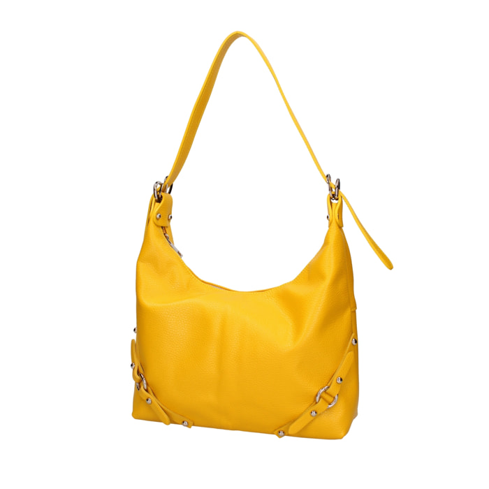 Borsa a spalla da donna In Vera pelle Made in Italy 30x30x9 cm