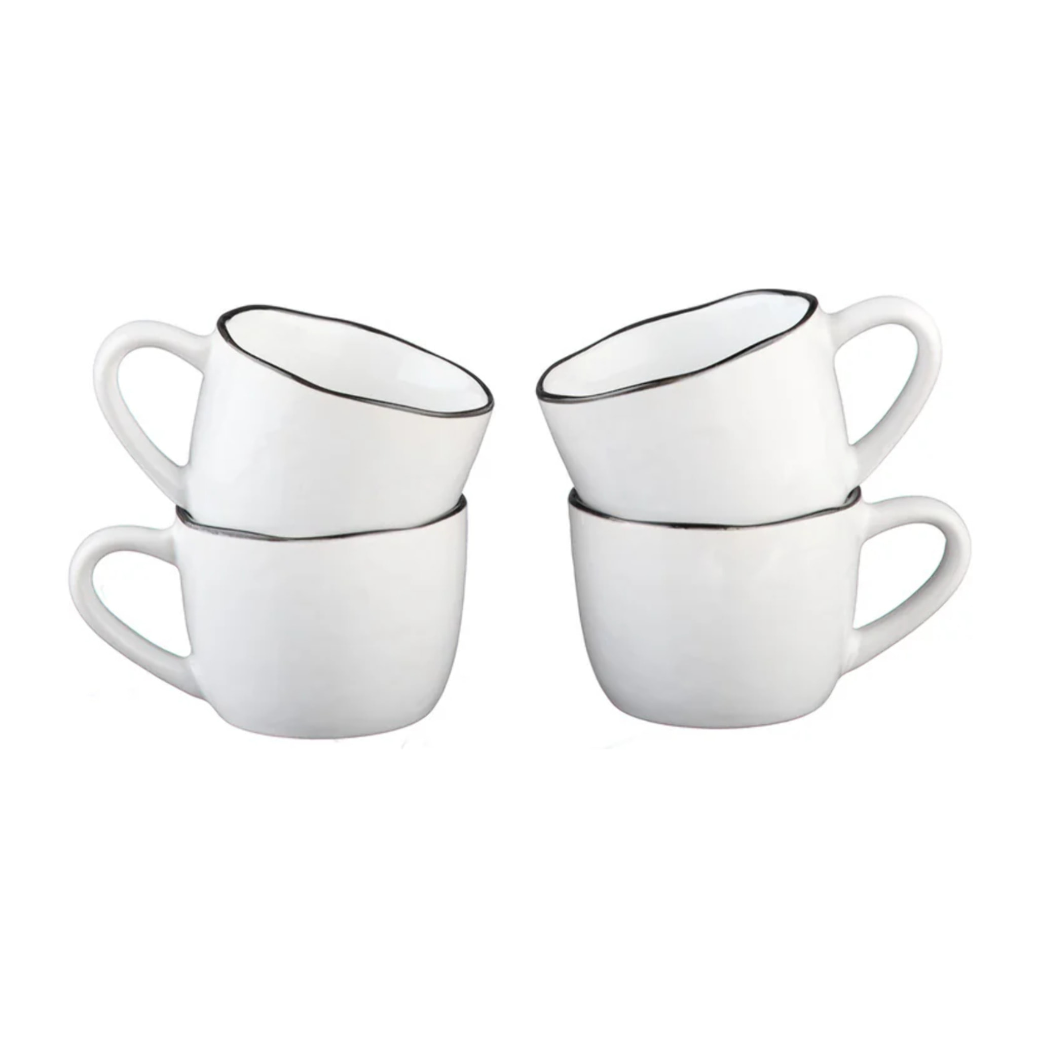 Tasse PURE 12cl - 4 pièces - Blanc Neige