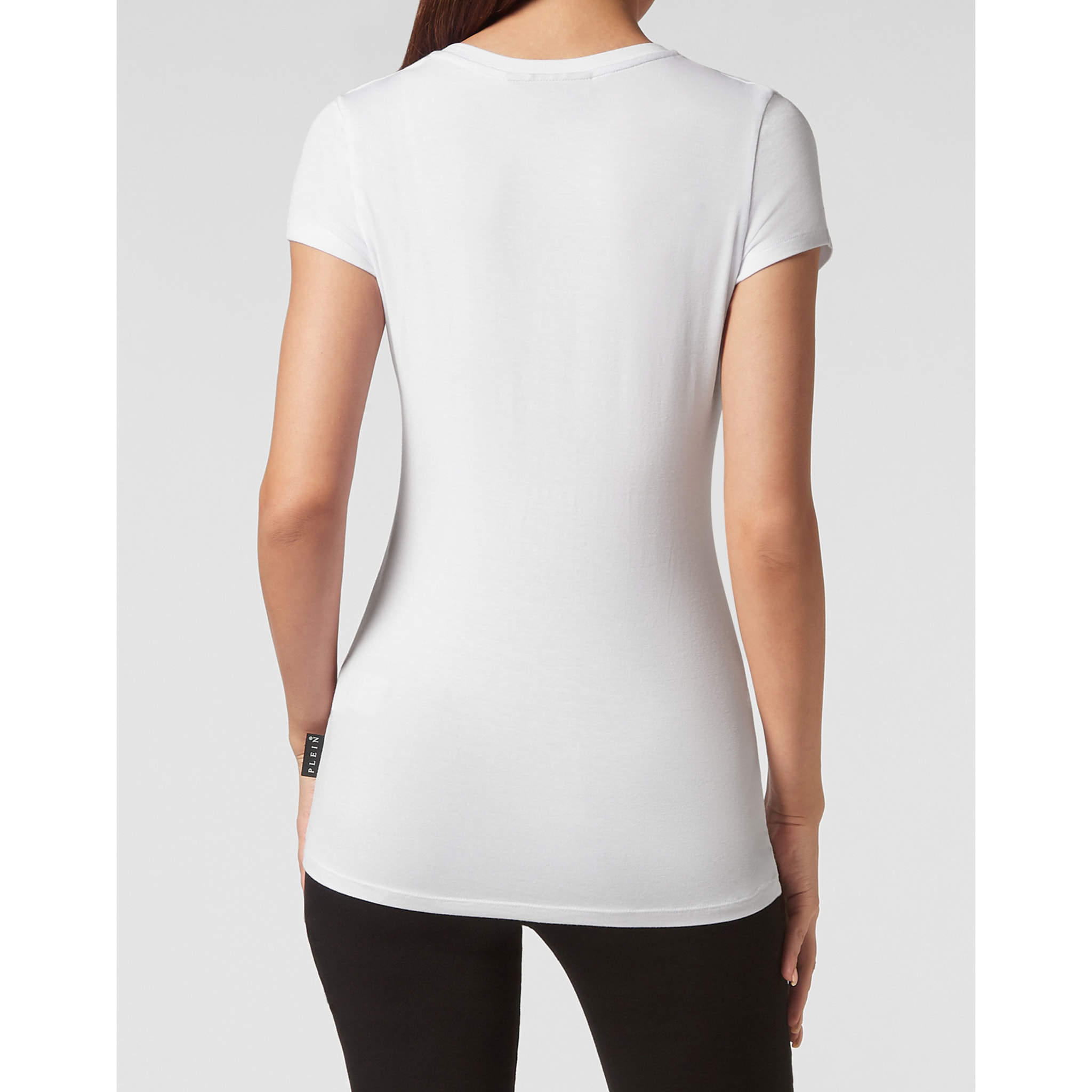 PHILIPP PLEIN Camiseta cuello pico HEXAGON