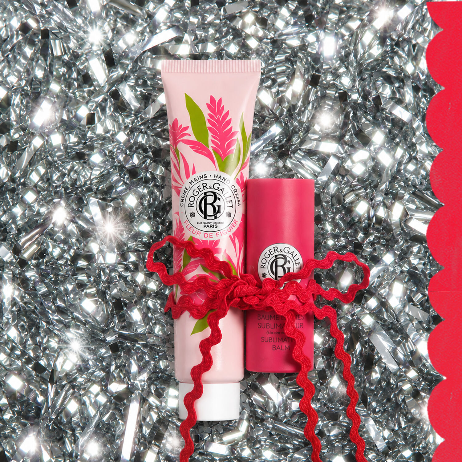 Gingembre Rouge - Coffret Baume Lèvres Sublimateur + Crème Mains Bienfaisante 30 ml