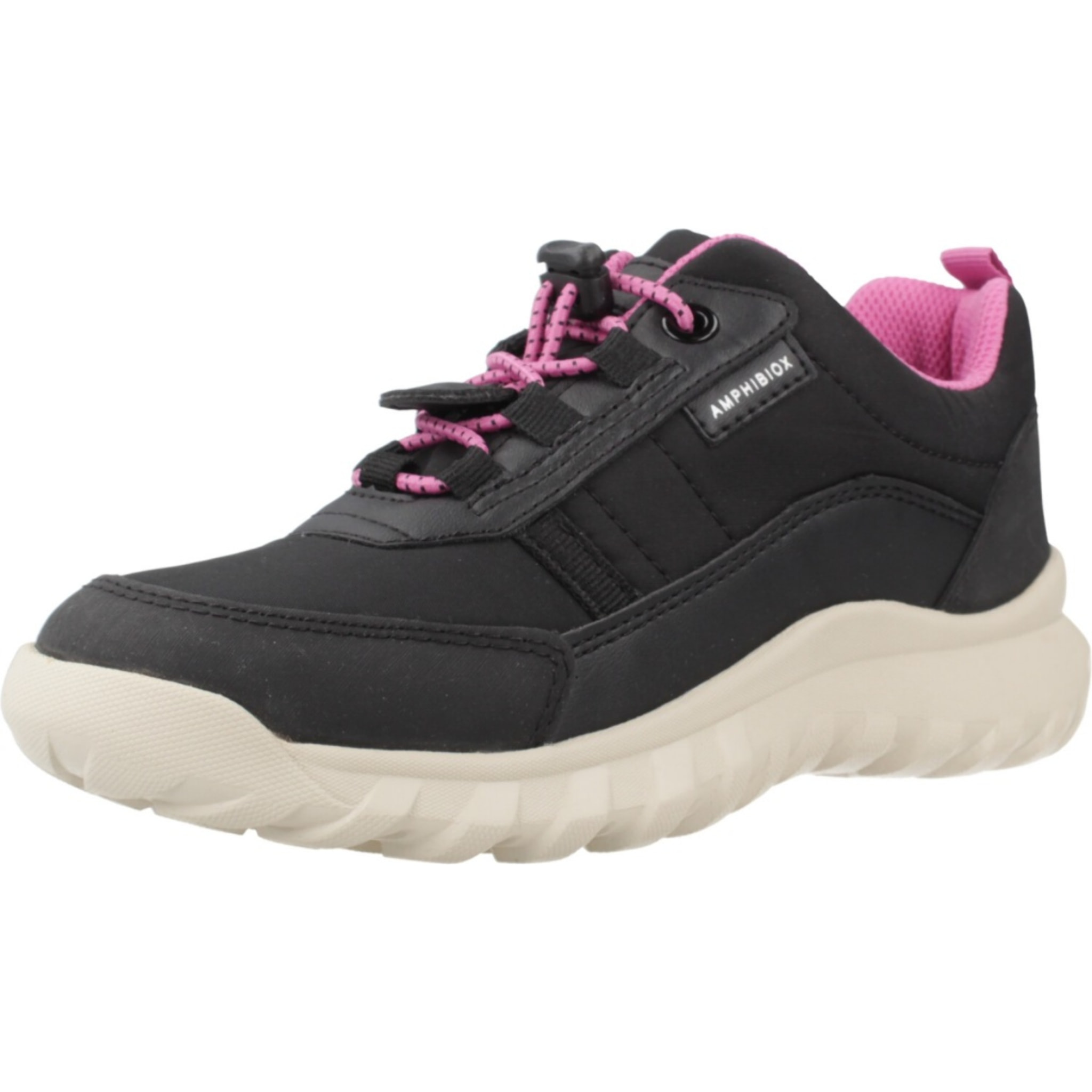 Zapatillas Niña de la marca GEOX  modelo J SIMBYOS GIRL B ABX NEGRO