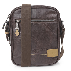 Bandolera Hombre Vegana Lois Warren Marron