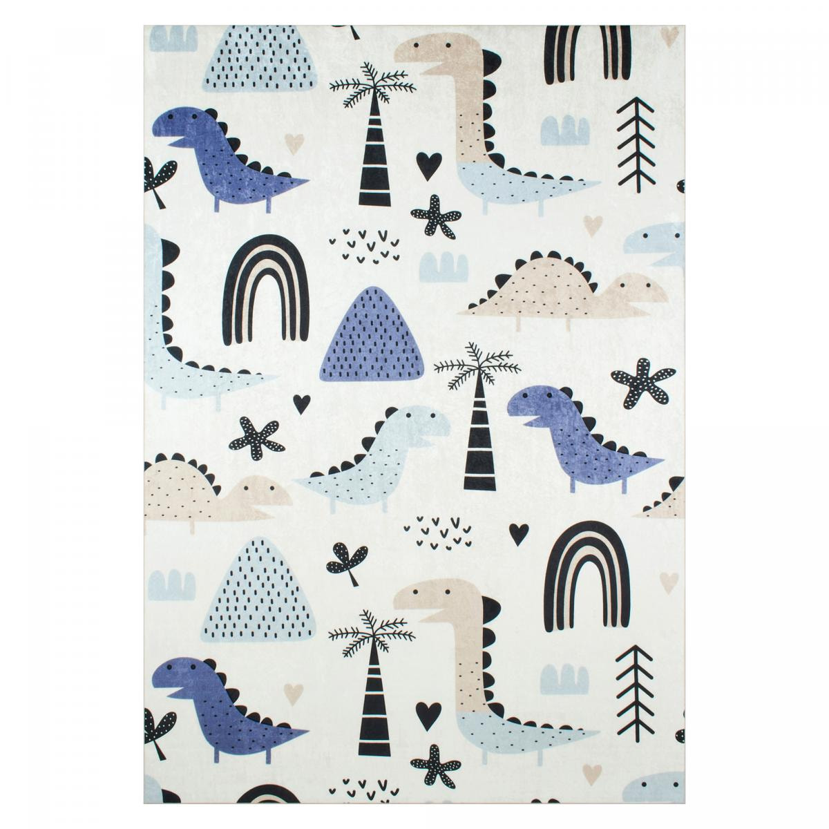 Tapis enfant tissé motif animaux NUJA