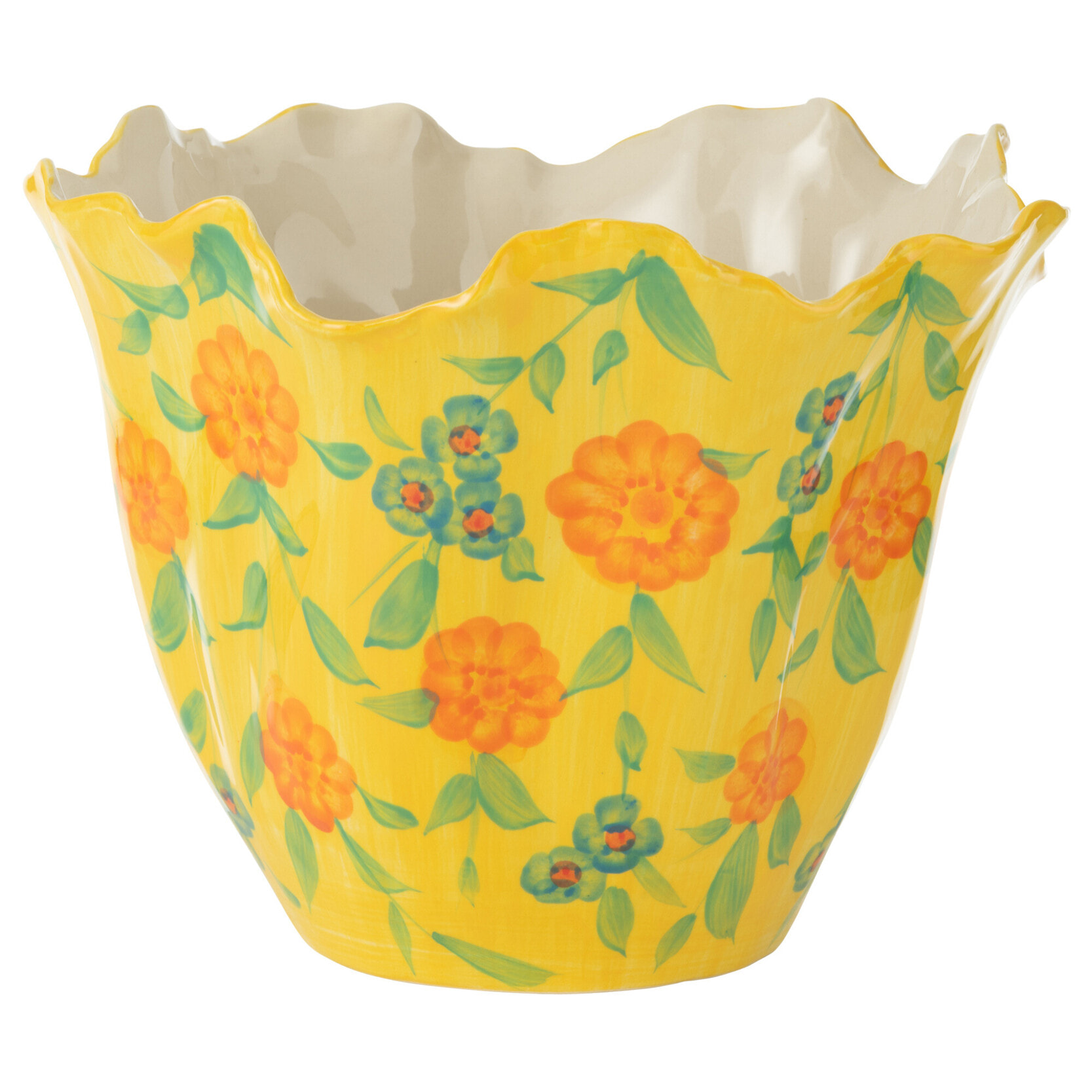 J-Line vase Alegria Fleurs - céramique - mix - Ø 30.5 cm