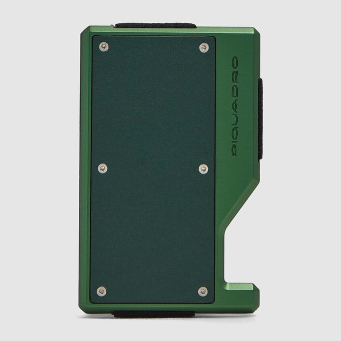Piquadro Portacarte di credito MagSafe® con fascia elastica