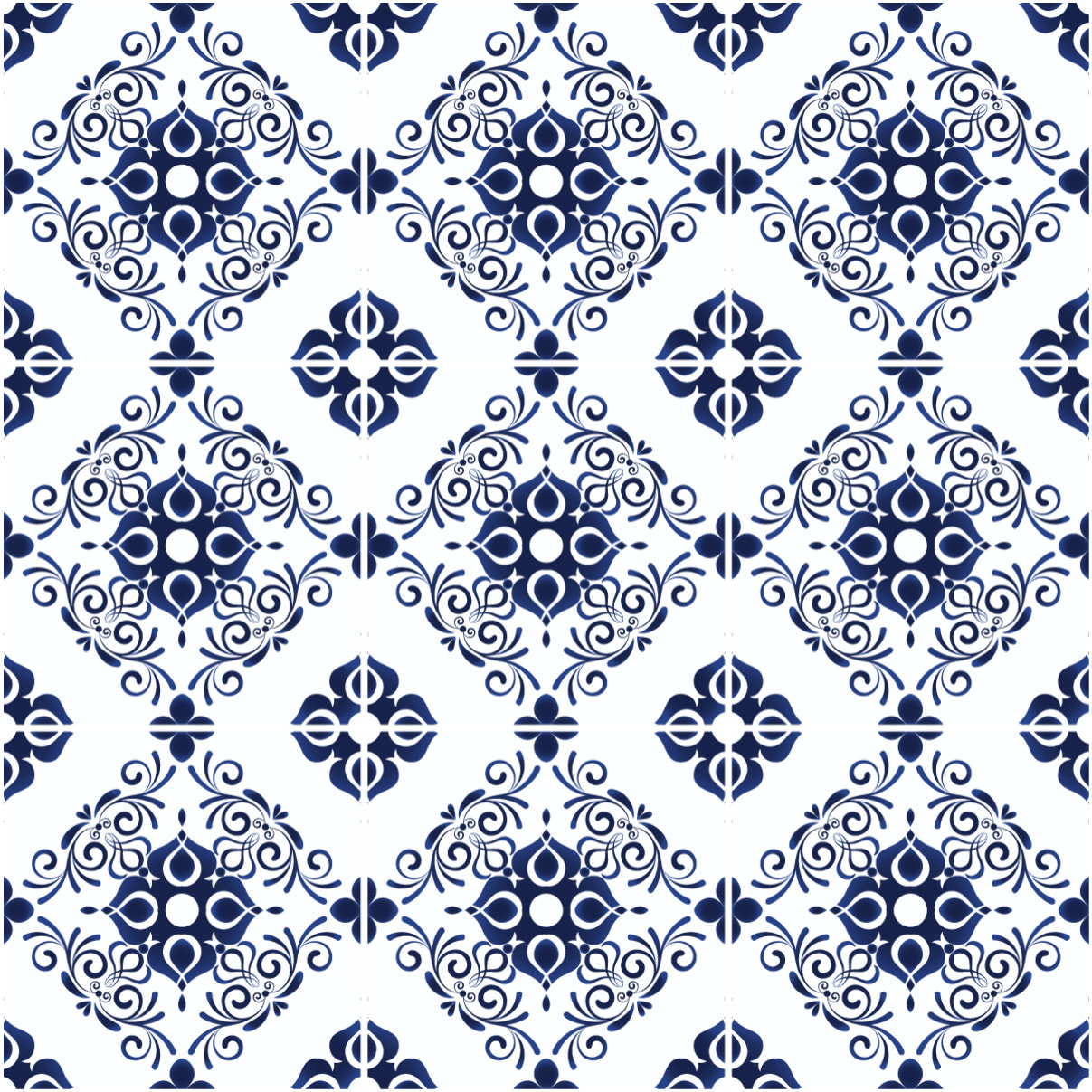 Stickers muraux - Sticker Mural Carrelage adhésif Cuisine Salle de Bain - 9 STICKERS CARREAUX DE CIMENT AZULEJOS CLIO