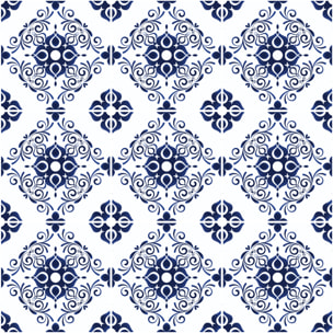 Stickers muraux - Sticker Mural Carrelage adhésif Cuisine Salle de Bain - 9 STICKERS CARREAUX DE CIMENT AZULEJOS CLIO