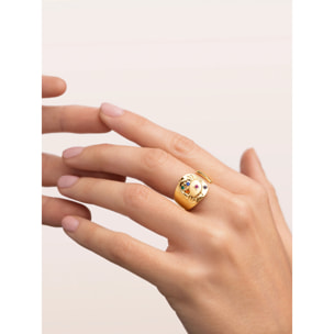 Anello Organic Colors Zodiac Placcato Oro