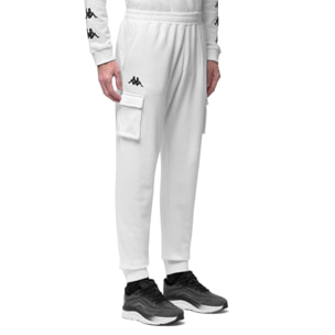 Kappa - Pantalones Hombre Blanco - Iargo