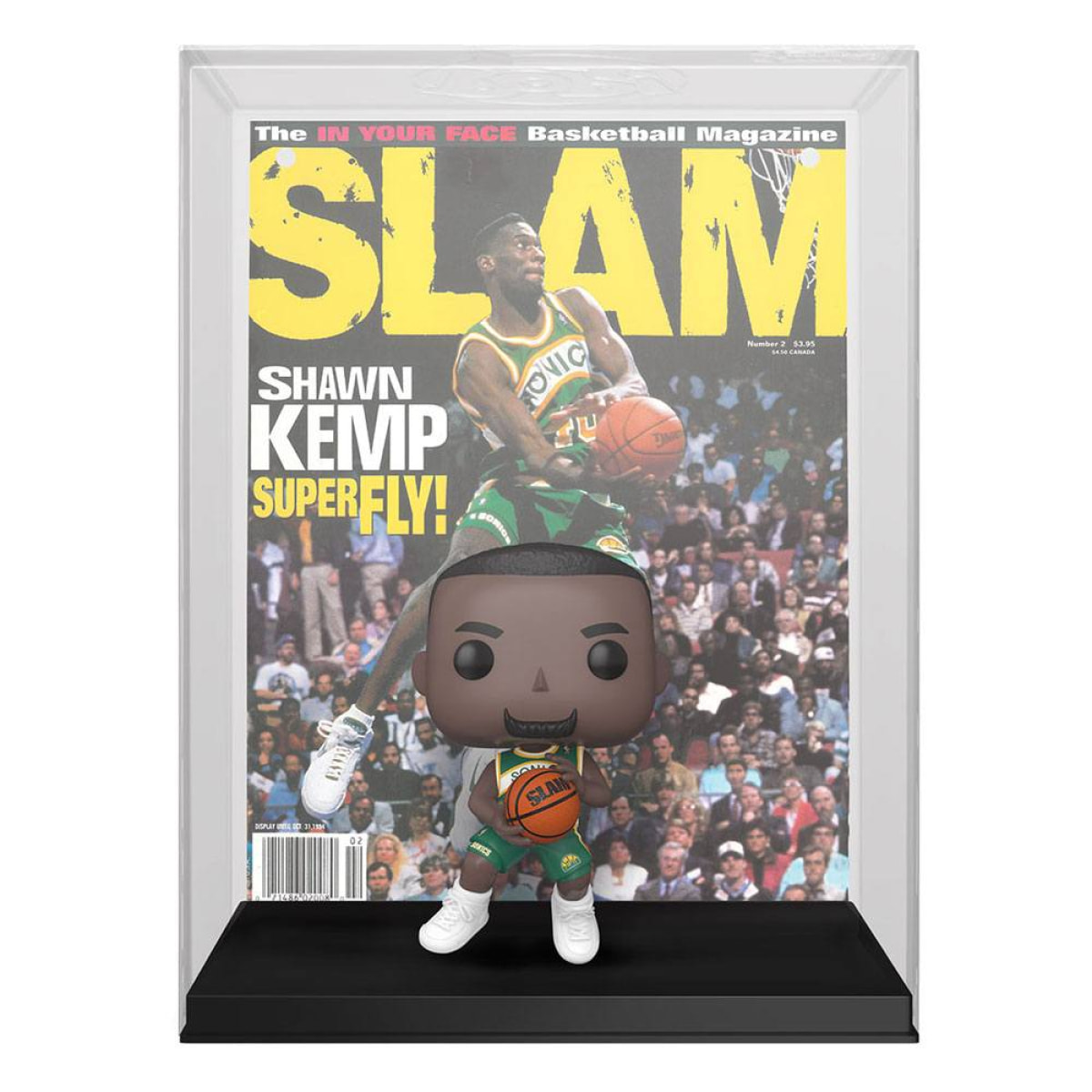 Nba Cover Pop! Basketball Vinile Figura Shawn Kemp (slam Magazin) 9 Cm Funko