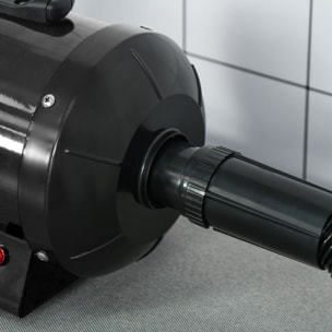 Conjunto para Mascotas Juego de Secador de Pelo para Perros 2800W y Mesa de Peluquería para Mascotas Plegable con Altura Ajustable 40x16x20 cm 107x60x170 cm Negro y Azul