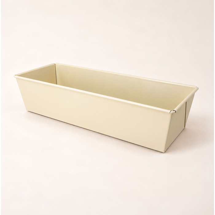 Moule à cake en acier carbone crème 30,5cm COLORAMA