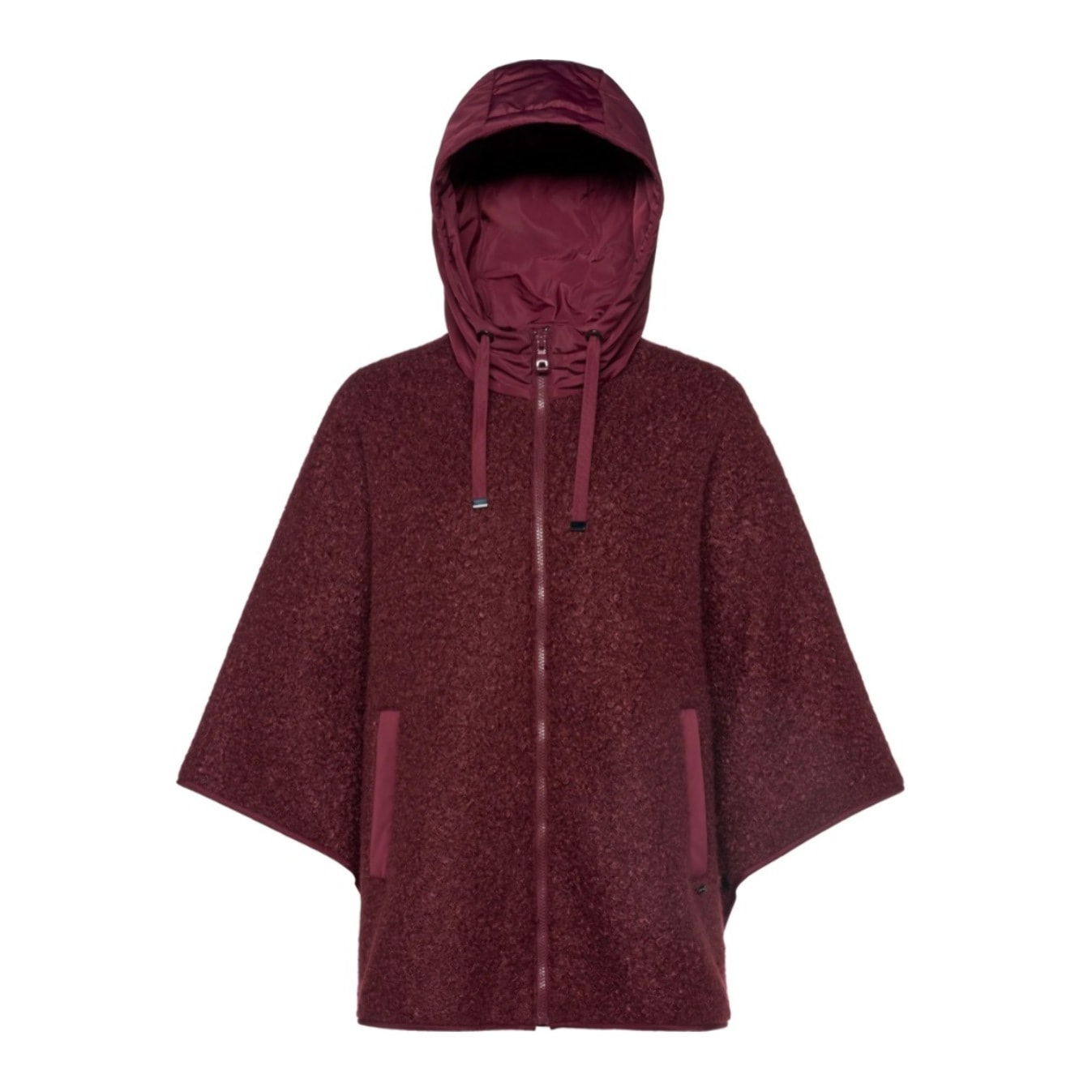 Chaqueta Mujer de la marca GEOX  modelo W SWEATER CURLY CAPE BURDEOS