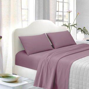 STYLE & COTTON Completo letto singolo rosa cotone 100%