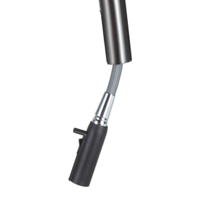 Timeless mitigeur d'évier à levier en acier inoxydable avec douchette extractible, monotrou, gun metal brossé (TMLKF285BGM)