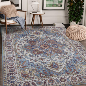 Tapis VOZE motif médaillon traditionnel oriental