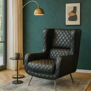 Fauteuil Nona noir Kare Design