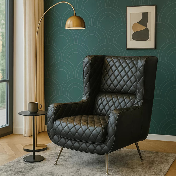 Fauteuil Nona noir Kare Design