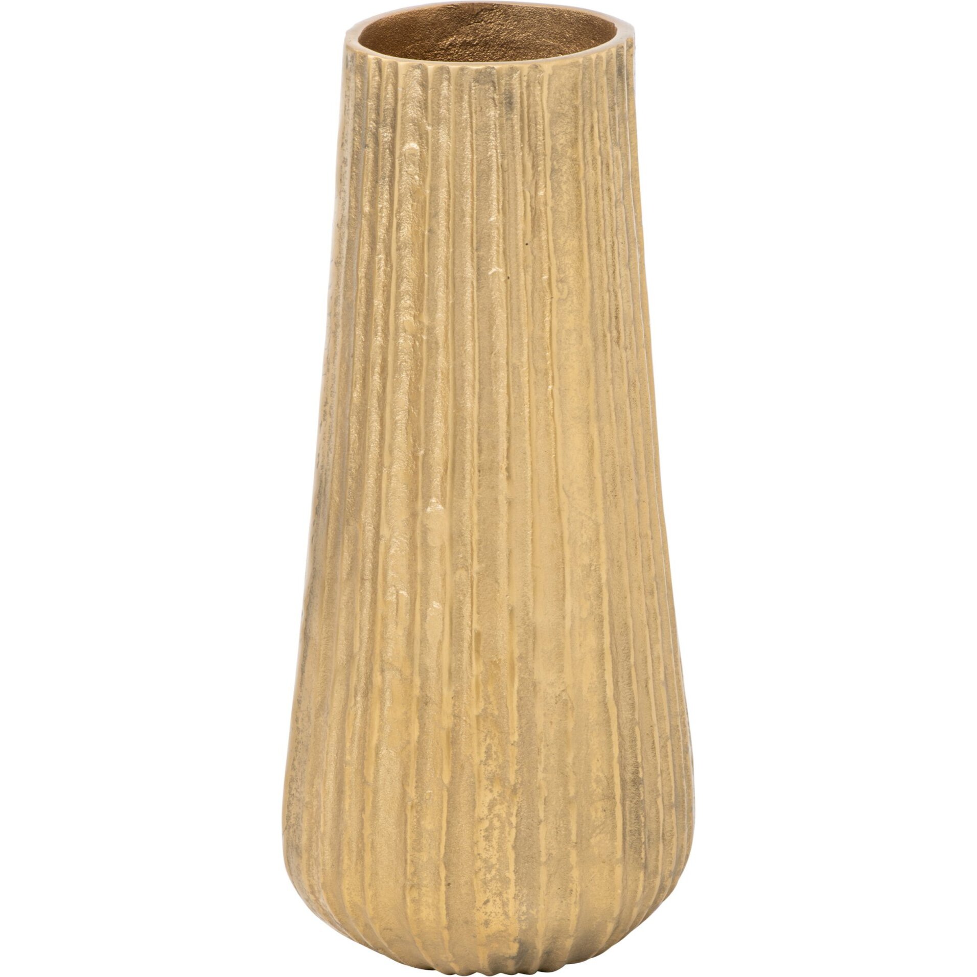 J-Line Vase - aluminium - doré