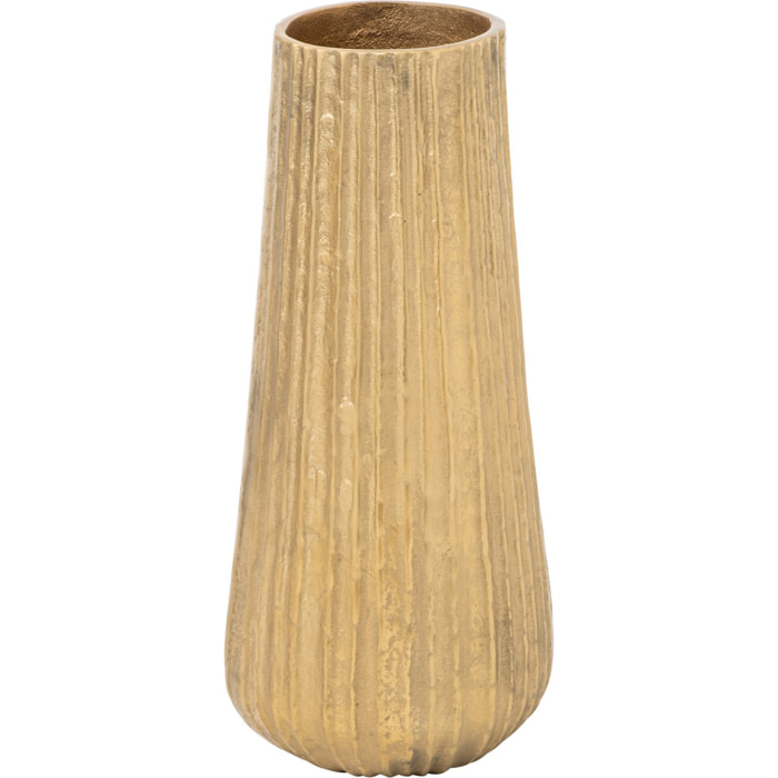 J-Line Vase - aluminium - doré