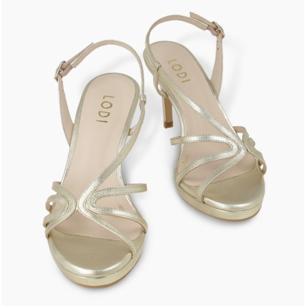 SANDALIAS DORADAS LODIN