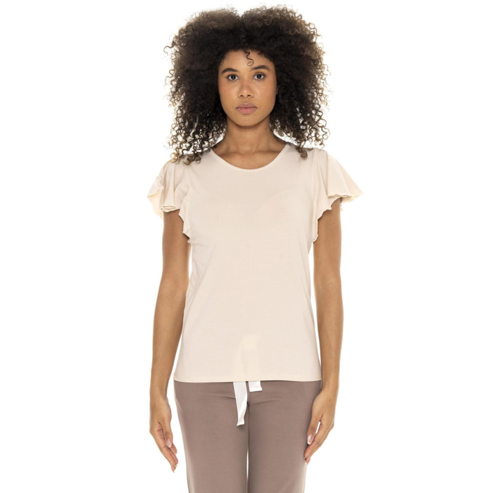 T.shirt donna a manica corta Leone 1947 Chic Tones