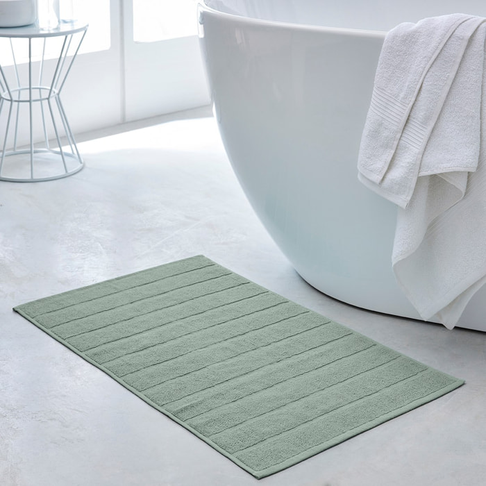 Tapis de bain uni ESSENTIAL vert