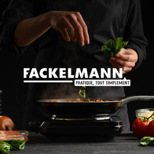 Set de 2 couvercles de cuisson 16/20 cm et 24/28 cm en verre et silicone Fackelmann Divers