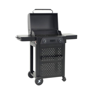 Barbecue électrique acier émaillé 2 brûleurs 2300 W VOLTIS