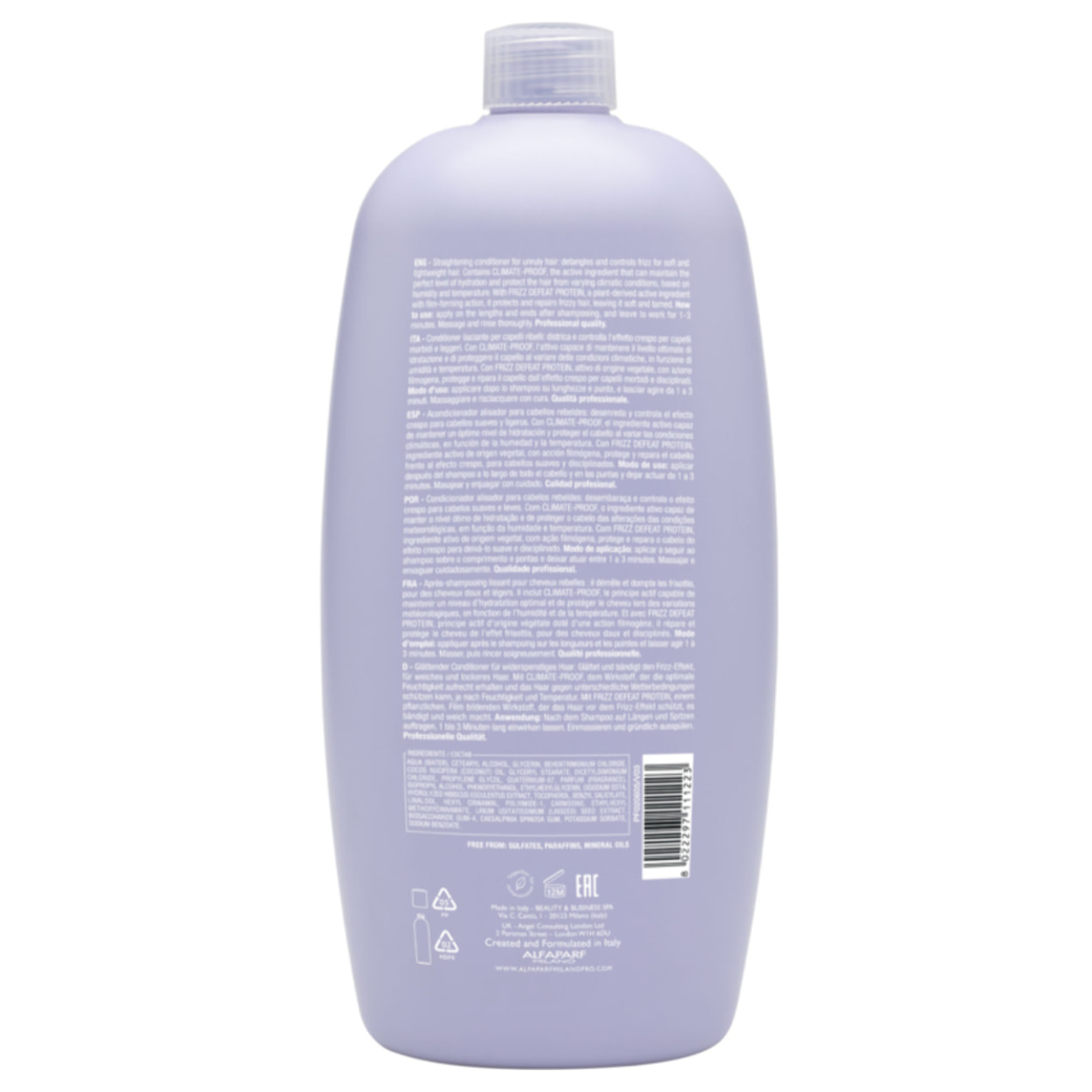 ALFAPARF MILANO Semi Di Lino Smoothing Low Shampoo 1000ml