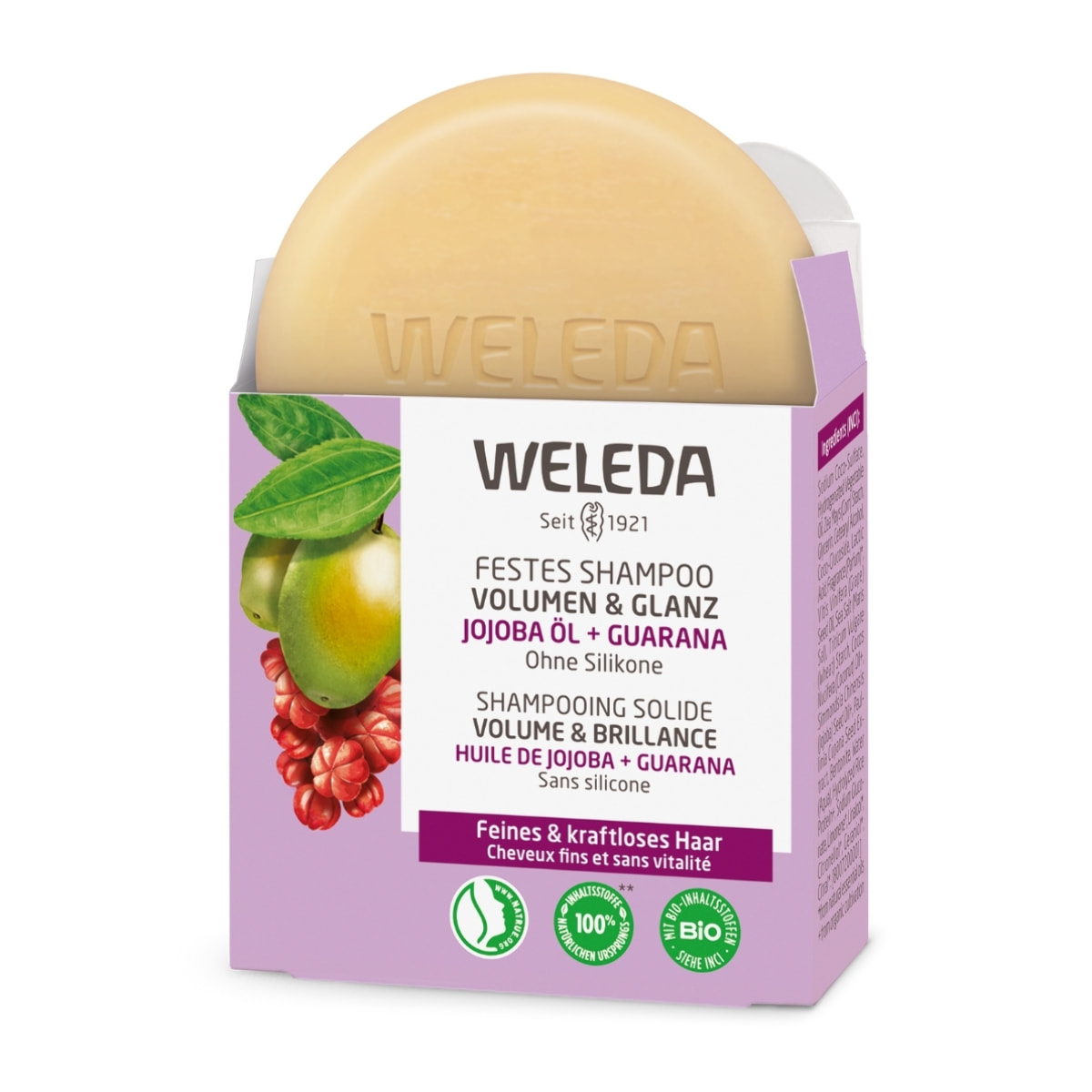 WELEDA - Shampooing solide Volume et Brillance - 50g
