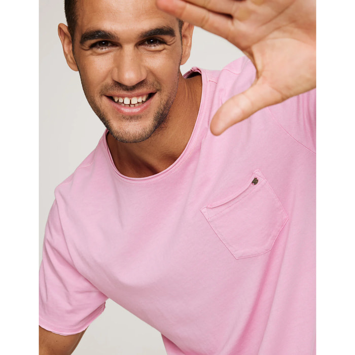 Camiseta Manga Corta Rosa - Astre