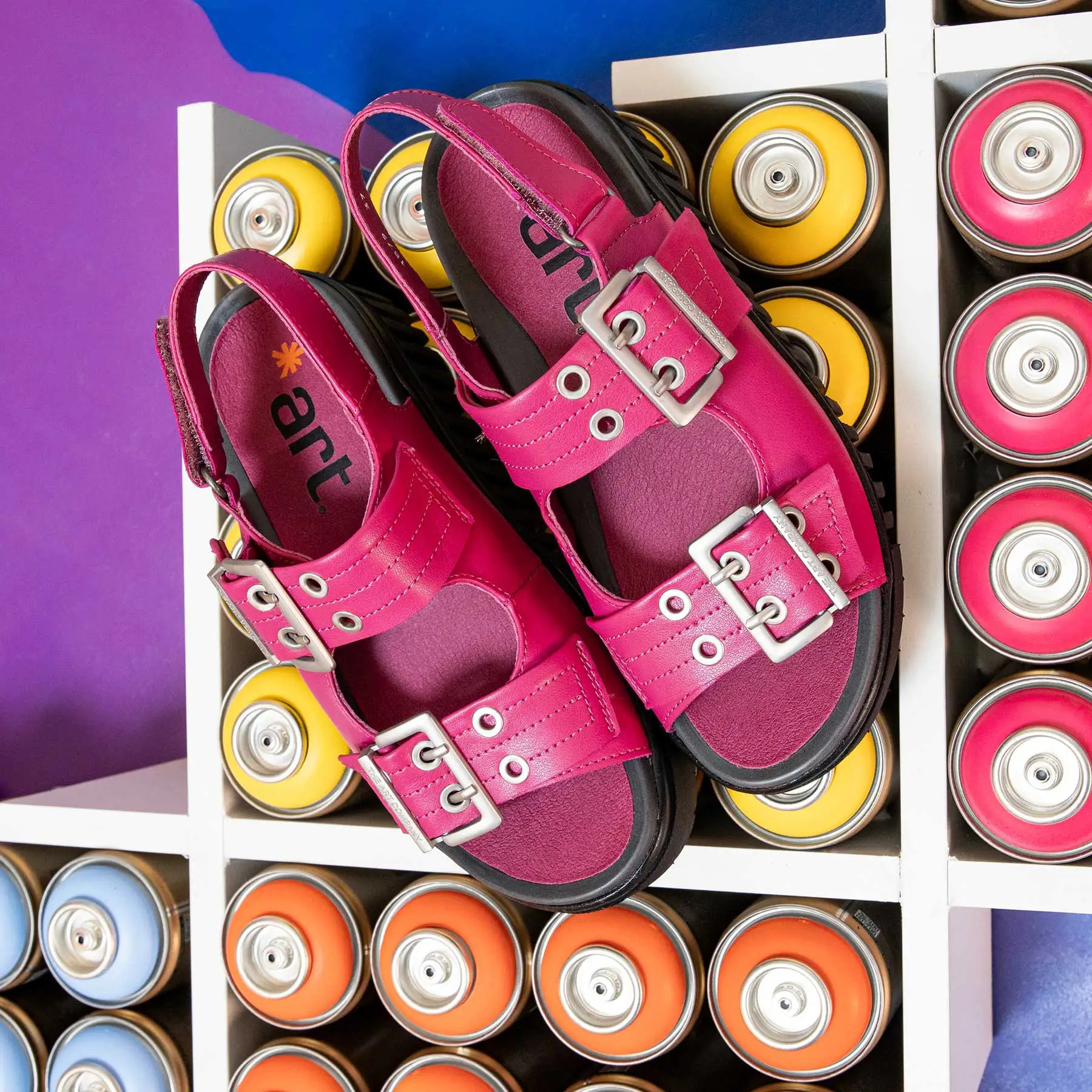 Sandalia de cuña 1579 NAPPA BLACK/BRIGHTON color Black