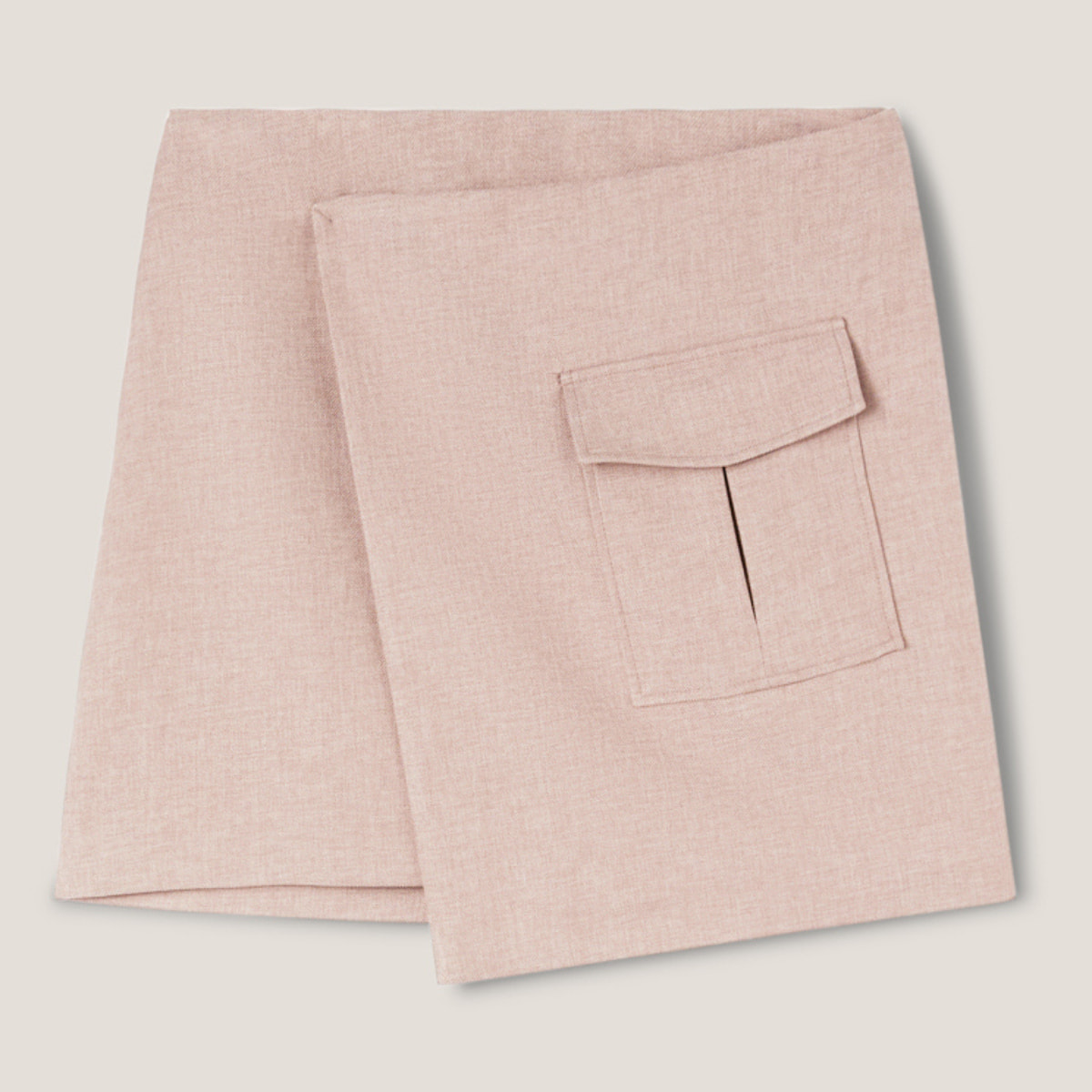 Motivi - Minifalda efecto cartera - Beige