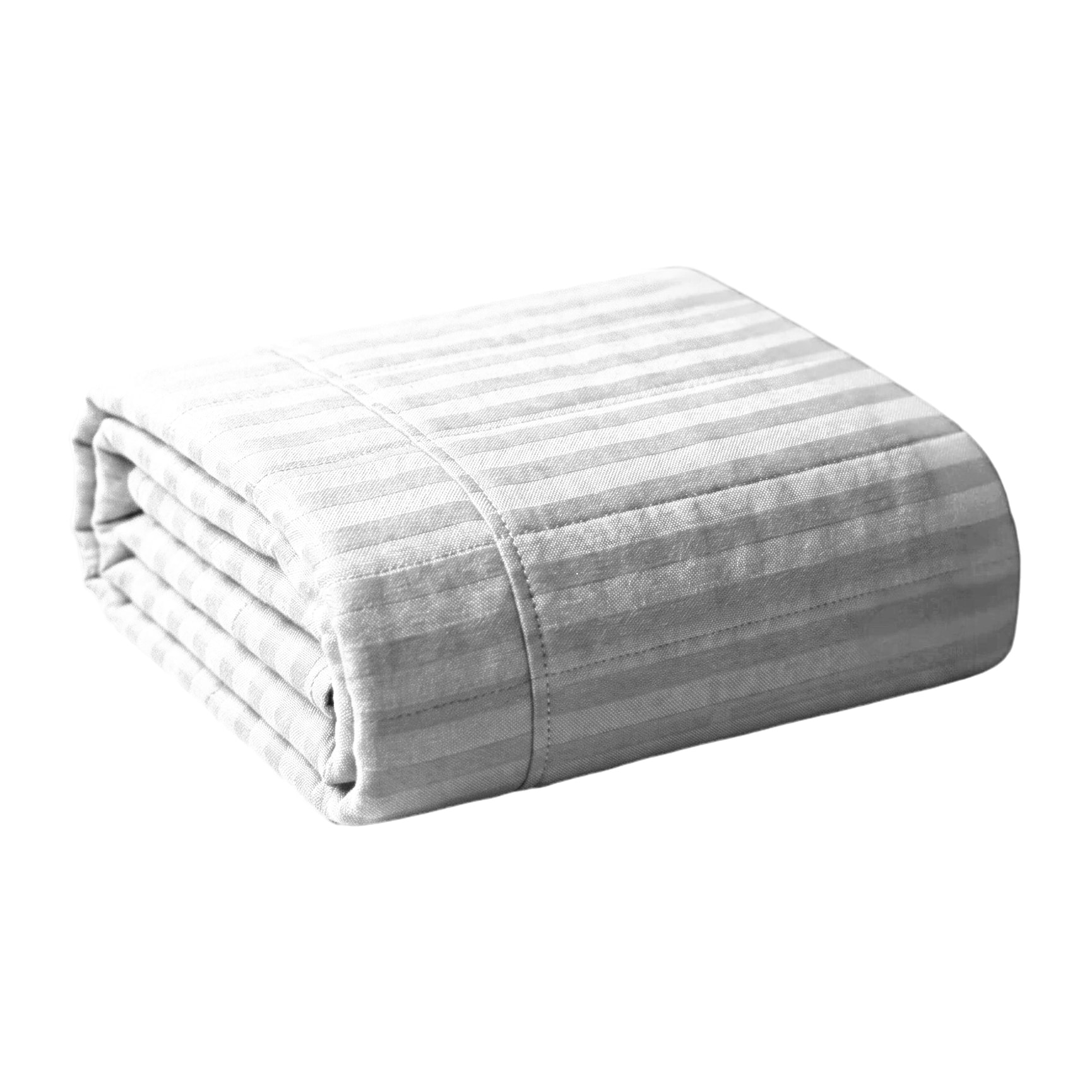 TRAPUNTINO ESTIVO 100gr SATIN STRIPES, Raso di Poliestere, Made in Italy - BIANCO